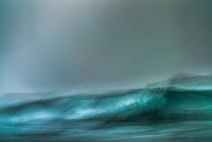 fine art abstract photograph of a stormy ocean
