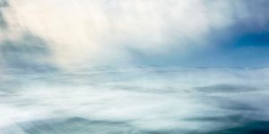 abstract fine art image of a stormy ocean