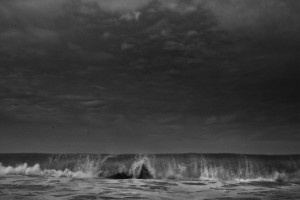 fine art black and white photograph of an abstract waves taken in th eater while doing some seascapes fine art photography