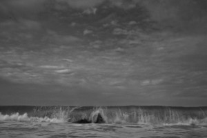 fine art black and white photograph of an abstract waves taken in th eater while doing some seascapes fine art photography