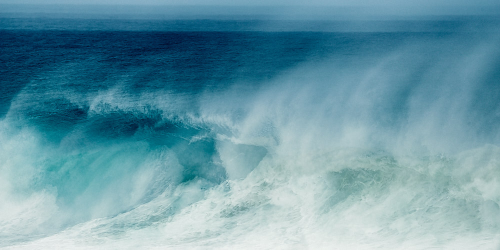 fine art abstract seascape photo of a swell in Portugal
