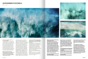 First two pages of an article on Zoom Magazine about my works